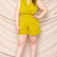 Collared Neck Plus Size Romper