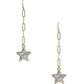 Chain Link Marble Star Earring