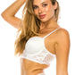 Lace Trim Push Up Bra