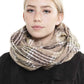 Multi Plaid Infinity Scarf