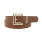 Outline Cutout Square Buckle Belt