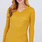 Long Slv V-neck Thermal Top