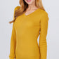 Long Slv V-neck Thermal Top