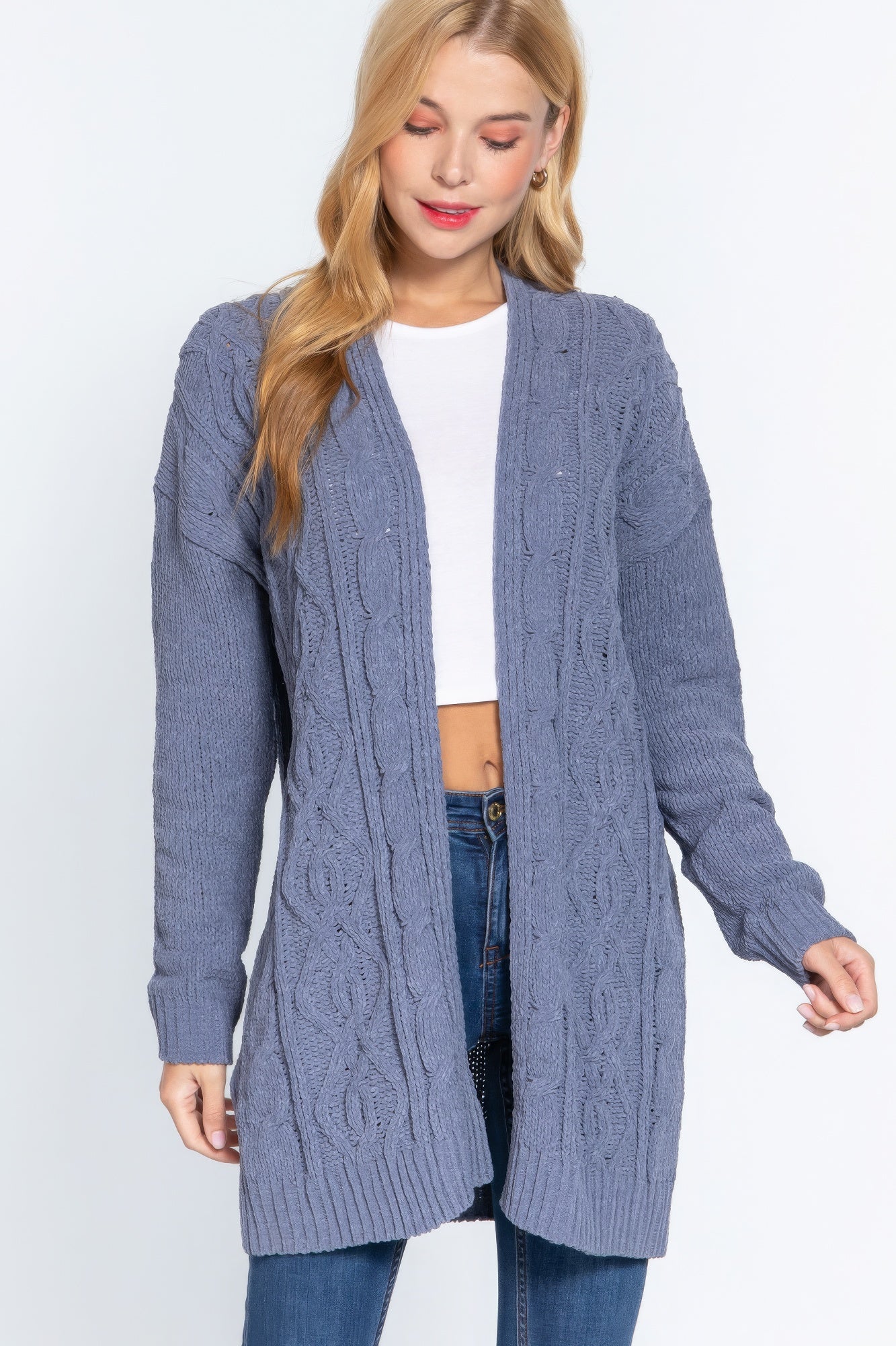 Chenille Sweater Cardigan