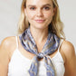 Elephant Paisley Print Satin Scarf