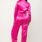 Front Zipper Pockets Top And Pants Jumpsuit