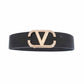 Angled Rhinestone Inverted V Buckle Belt